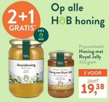 Promotions Honing met royal jelly - Produit maison - Holland & Barrett - Valide de 15/04/2024 à 21/04/2024 chez Holland & Barret