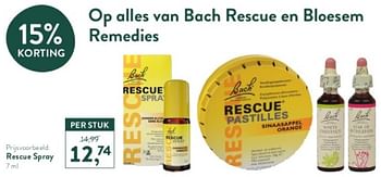 Promotions Rescue spray - Bach Rescue - Valide de 15/04/2024 à 21/04/2024 chez Holland & Barret