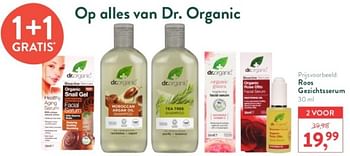 Promotions Roos gezichtsserum - Dr. Organic - Valide de 15/04/2024 à 21/04/2024 chez Holland & Barret