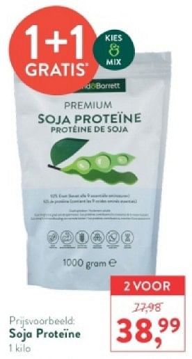 Promotions Soja proteïne - Produit maison - Holland & Barrett - Valide de 15/04/2024 à 21/04/2024 chez Holland & Barret
