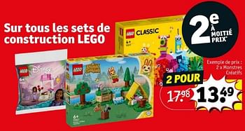 Promotions Set de construction lego monstres créatifs - Lego - Valide de 16/04/2024 à 21/04/2024 chez Kruidvat