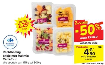 Promoties Ananas - Huismerk - Carrefour  - Geldig van 17/04/2024 tot 23/04/2024 bij Carrefour