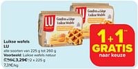 Promoties Luikse wafels lu - Lu - Geldig van 17/04/2024 tot 23/04/2024 bij Carrefour