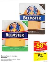 Promoties Jonge kaas in sneetjes - Beemster - Geldig van 17/04/2024 tot 23/04/2024 bij Carrefour