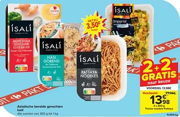 Promotions Thaise noedels pattaya - Isali - Valide de 17/04/2024 à 23/04/2024 chez Carrefour