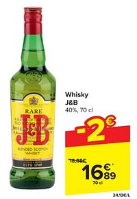 Whisky j+b-J & B
