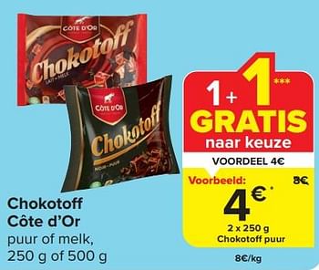 Promoties Chokotoff côte d`or - Cote D'Or - Geldig van 17/04/2024 tot 23/04/2024 bij Carrefour