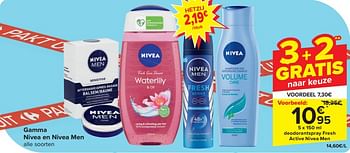 Promotions Deodorantspray fresh active nivea men - Nivea - Valide de 17/04/2024 à 23/04/2024 chez Carrefour