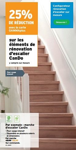 Promoties Marche d’escalier cando - CanDo - Geldig van 10/04/2024 tot 23/04/2024 bij Gamma