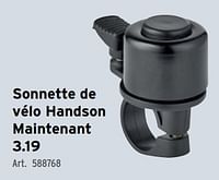 Promotions Sonnette de vélo handson - Handson - Valide de 10/04/2024 à 23/04/2024 chez Gamma