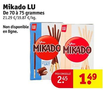 Promoties Mikado lu - Lu - Geldig van 16/04/2024 tot 21/04/2024 bij Kruidvat