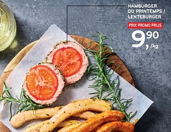 Promotions Hamburger du printemps - Produit maison - Alvo - Valide de 10/04/2024 à 16/04/2024 chez Alvo