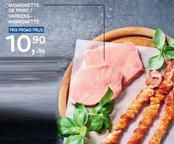 Promoties Mignonette de porc - Huismerk - Alvo - Geldig van 17/04/2024 tot 23/04/2024 bij Alvo