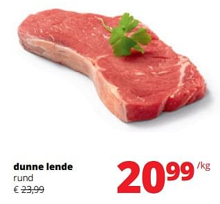 Promotions Dunne lende rund - Produit Maison - Spar Retail - Valide de 11/04/2024 à 24/04/2024 chez Spar (Colruytgroup)