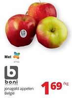 Promoties Jonagold appelen - Boni - Geldig van 11/04/2024 tot 24/04/2024 bij Spar (Colruytgroup)