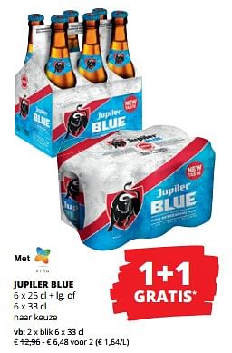 Promotions Jupiler blue - Jupiler - Valide de 11/04/2024 à 24/04/2024 chez Spar (Colruytgroup)
