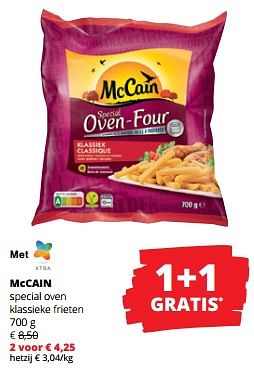 Promotions Mccain special oven klassieke frieten - Mc Cain - Valide de 11/04/2024 à 24/04/2024 chez Spar (Colruytgroup)