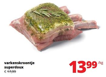 Promotions Varkenskroontje superdoux - Produit Maison - Spar Retail - Valide de 11/04/2024 à 24/04/2024 chez Spar (Colruytgroup)