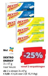 Dextro energy citroen-Dextro Energy