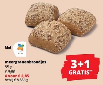 Promotions Meergranenbroodjes - Produit Maison - Spar Retail - Valide de 11/04/2024 à 24/04/2024 chez Spar (Colruytgroup)