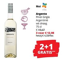 Argento pinot grigio argentinië wit droog-Witte wijnen