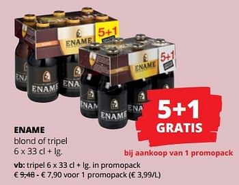 Promotions Ename tripel - Ename - Valide de 11/04/2024 à 24/04/2024 chez Spar (Colruytgroup)