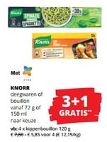 Promoties Kippenbouillon - Knorr - Geldig van 11/04/2024 tot 24/04/2024 bij Spar (Colruytgroup)