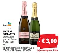 Nicolas feuillatte champagne grande réserve-Champagne