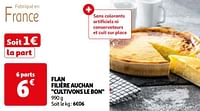 Flan filière auchan cultivons le bon-Huismerk - Auchan