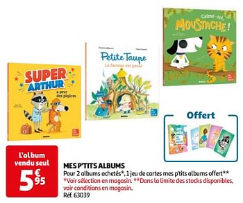 Promoties Mes p`tits albums - Huismerk - Auchan - Geldig van 16/04/2024 tot 22/04/2024 bij Auchan