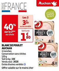 Blanc de poulet auchan-Huismerk - Auchan