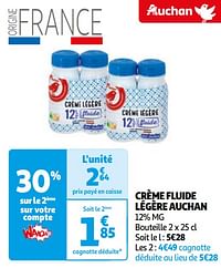 Crème fluide légère auchan-Huismerk - Auchan