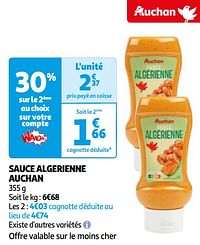 Sauce algerienne auchan-Huismerk - Auchan