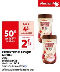 Cappuccino classique auchan-Huismerk - Auchan