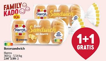 Promoties Botersandwich - Harry's - Geldig van 18/04/2024 tot 24/04/2024 bij Delhaize