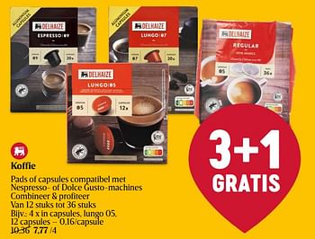 Promoties Koffie - Huismerk - Delhaize - Geldig van 18/04/2024 tot 24/04/2024 bij Delhaize