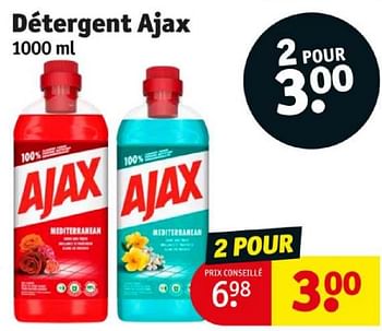 Promotions Détergent ajax - Ajax - Valide de 16/04/2024 à 21/04/2024 chez Kruidvat
