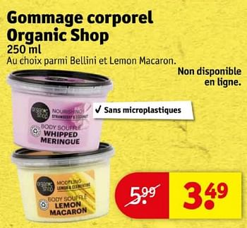 Promoties Gommage corporel organic shop - Organic Shop - Geldig van 16/04/2024 tot 21/04/2024 bij Kruidvat