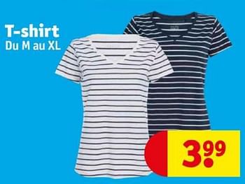 Promoties T-shirt - Huismerk - Kruidvat - Geldig van 16/04/2024 tot 21/04/2024 bij Kruidvat