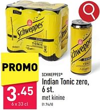 Indian tonic zero-Schweppes
