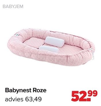 Promotions Babynest roze - BabyJem - Valide de 15/04/2024 à 25/05/2024 chez Baby-Dump