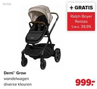 Promoties Demi grow wandelwagen - Nuna - Geldig van 15/04/2024 tot 25/05/2024 bij Baby-Dump