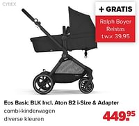 Eos basic blk incl. aton b2 i-size + adapter-Cybex