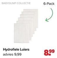 Promoties Hydrofiele luiers - Huismerk - Baby-Dump - Geldig van 15/04/2024 tot 25/05/2024 bij Baby-Dump
