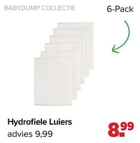 Hydrofiele luiers-Huismerk - Baby-Dump