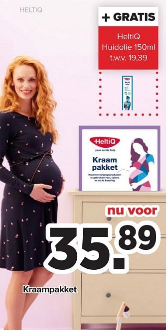 Promotions Kraampakket - Heltiq - Valide de 15/04/2024 à 25/05/2024 chez Baby-Dump