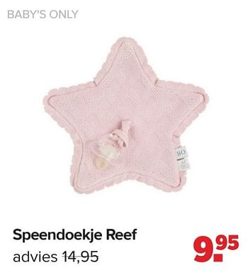 Promotions Speendoekje reef - Baby's Only - Valide de 15/04/2024 à 25/05/2024 chez Baby-Dump