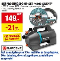 Besproeiingspomp set 4100 silent-Gardena