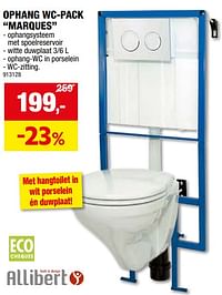 Ophang wc-pack marques-Allibert