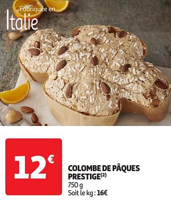 Promoties Colombe de pâques prestige - Prestige - Geldig van 16/04/2024 tot 21/04/2024 bij Auchan